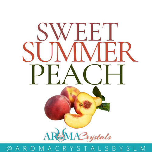 Sweet Summer Peach Aroma Crystals Set