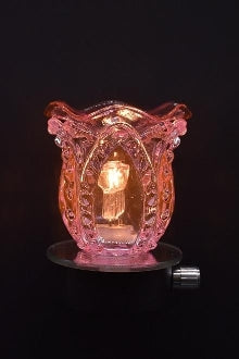 Pink Pearl Beaded Dimmer Wall Plug In